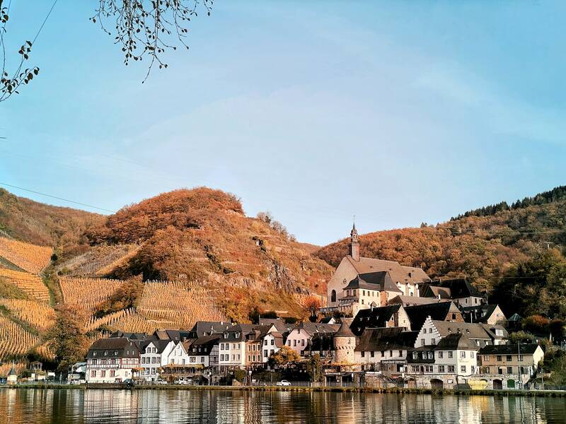 Beilstein a small quaint village on the Moselle river in the state of Rhineland-Pfalz south west Germany. 